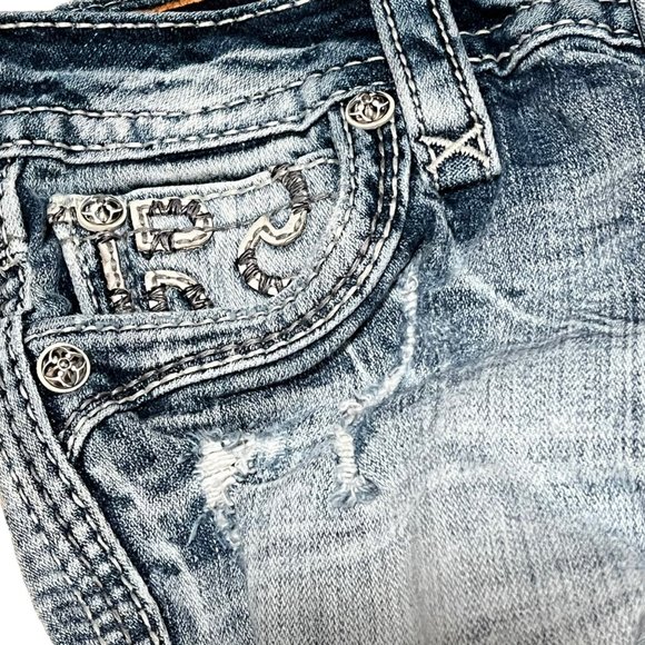 Rock Revival 25 Rima Ankle Length Skinny Distressed Jeans - Picture 7 of 13